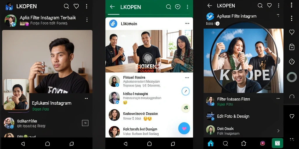 Tampilan LKOPEN menampilkan antarmuka pengguna yang sederhana dan elegan.