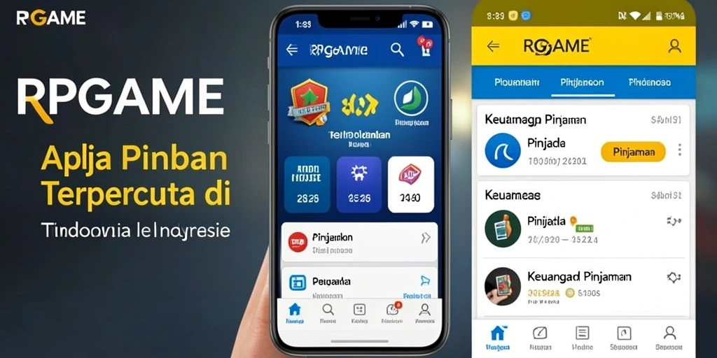 Antarmuka RPGAME yang ramah pengguna untuk pengajuan pinjaman.